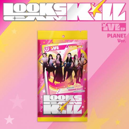 [PRE-ORDER] IVE
EP ALBUM 'LOOKS CAN KILL' (PLANET VERSION) (LIMITED EDITION) (10 PACK) (RANDOM)